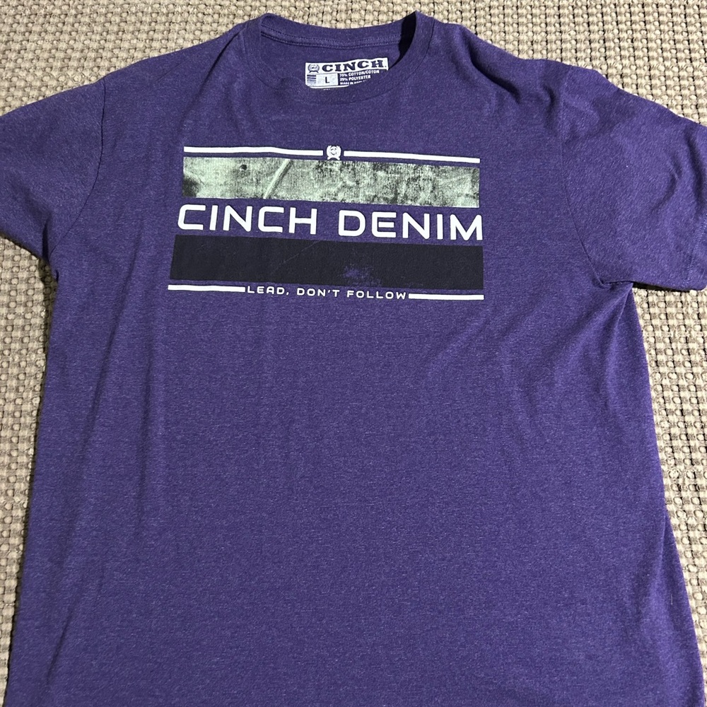 Cinch Purple Short Sleeve Tee